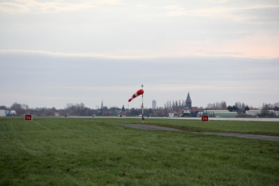 View down runway 06 at Kortrijk