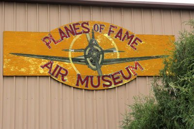 Entering the Planes of Fame museum