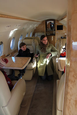 Inside the jet