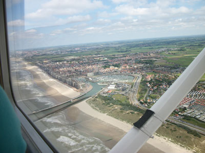 Blankenberge from the sky