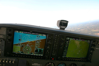 The G1000 cockpit