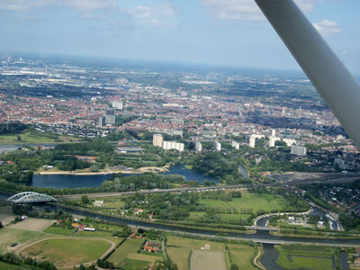 Gent from the air