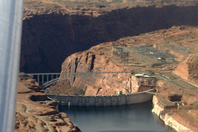 Glen canyon, dam and bridge