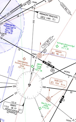 Low Air Chart near Burlington