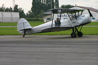 OO-VSV Stampe SV4 at Kortrijk