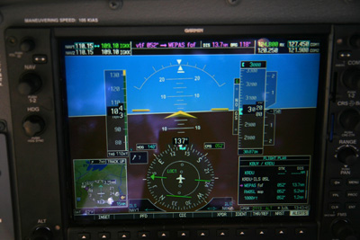 The PFD of the G1000 system