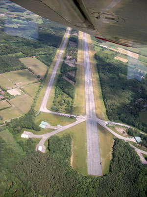 Ursel airfield from the sky