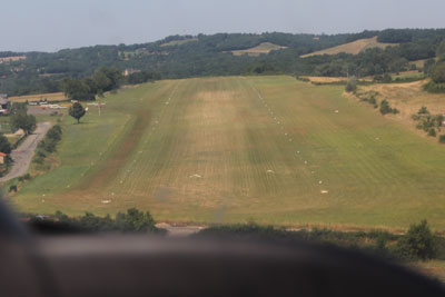 Parked at Aerodrome Villlefranche de Rouergue