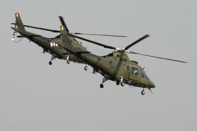 Two Belgian Agusta A-109 in formation