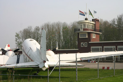 Reconstruction of old Amsterdam Airport Terminal