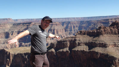 At the Grand Canyon West Rim