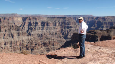 At the rim of teh Canyon