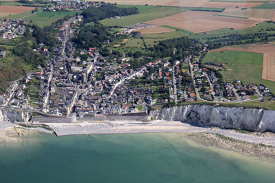 The city of Ault from the air