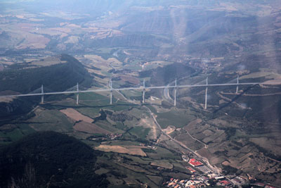 The large bridge in Millau