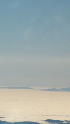 The cloud deck surrounding le Morvan