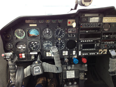 Cockpit of the Mooney