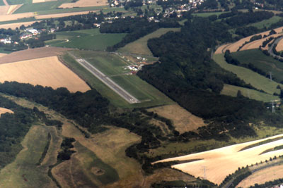 Airport of Eu-Mers-Le Tréport from the air