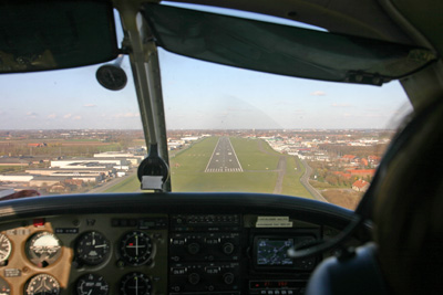 Final runway 06 in Kortrijk (EBKT)