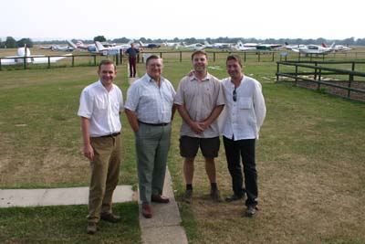 The pilots at Headcorn Airfield