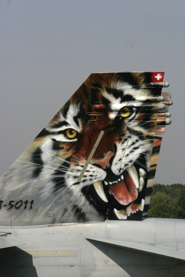 Swiss Hornet Tiger Tail Art