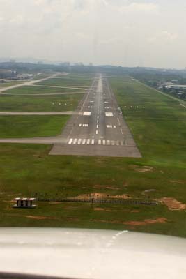 Final at Subang WMSA airport