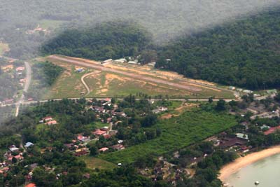 Tenderak airfield in sight