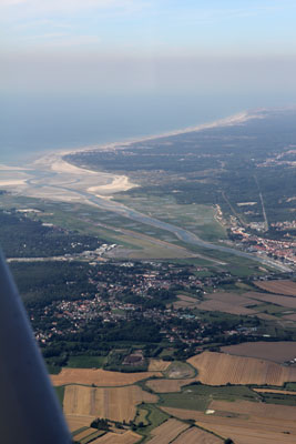 Airpor of Le Touquet from the air