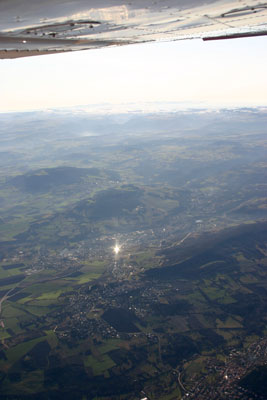 Massif Central popping up under the wing