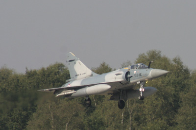 French Mirage 2000 landing