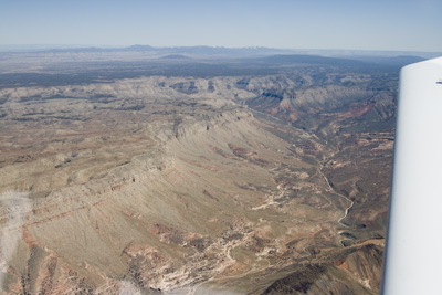 Over Zion National Parc