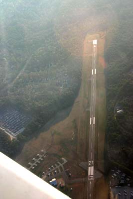 Overflying Chapel Hill airport