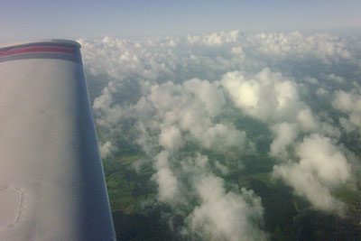 Puffy clouds