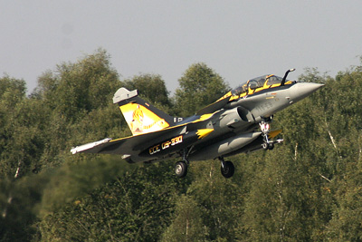 French Tiger Rafale landing