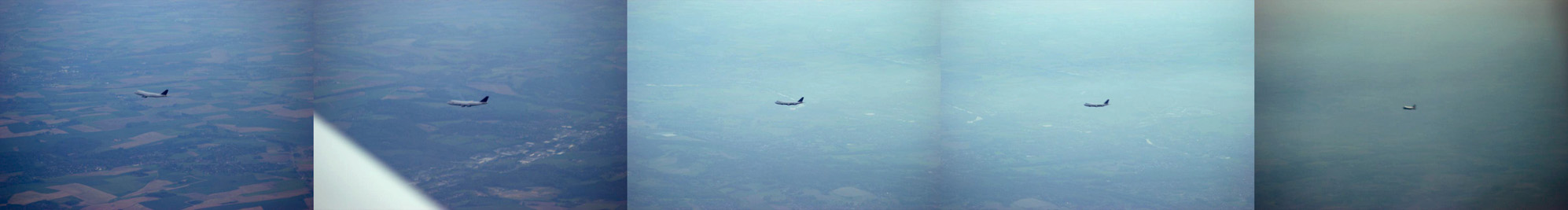 Saudi Cargo 747 passing 1000 ft below