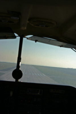 Short final runway 13 at Caen