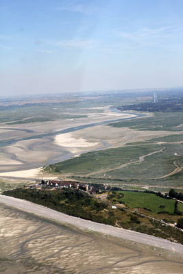 Overflying the Bay of the Somme