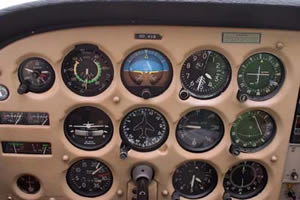 Instrument flying on steam gauges