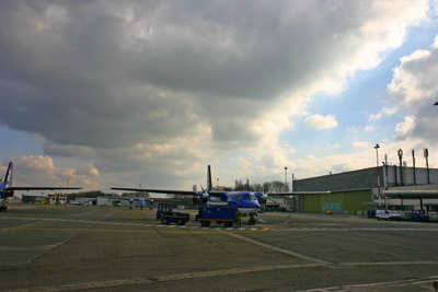 Tarmac on Antwerp airport (EBAW)