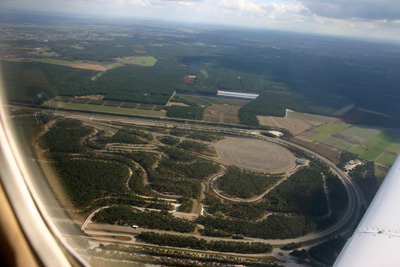 Ford car test circuit in Lommel