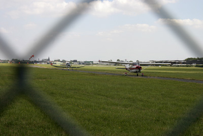 The two ZAC airplanes in a row