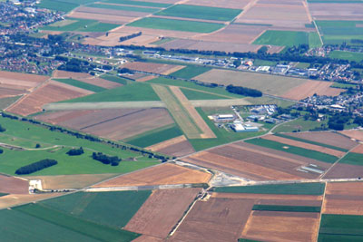 Vitry airport from the air